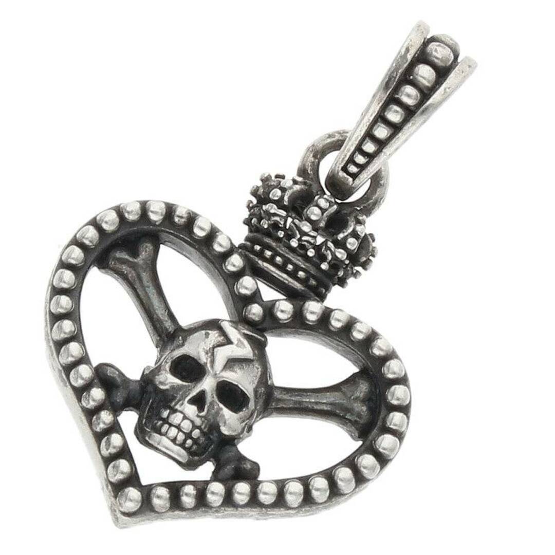 Justin Davis(ジャスティンデイビス)のジャスティンデイビス  HEARTINSKULL シルバーネックレストップ メンズ メンズのアクセサリー(ネックレス)の商品写真