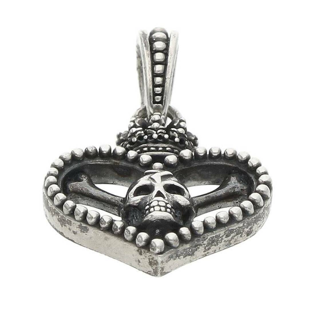 Justin Davis(ジャスティンデイビス)のジャスティンデイビス  HEARTINSKULL シルバーネックレストップ メンズ メンズのアクセサリー(ネックレス)の商品写真