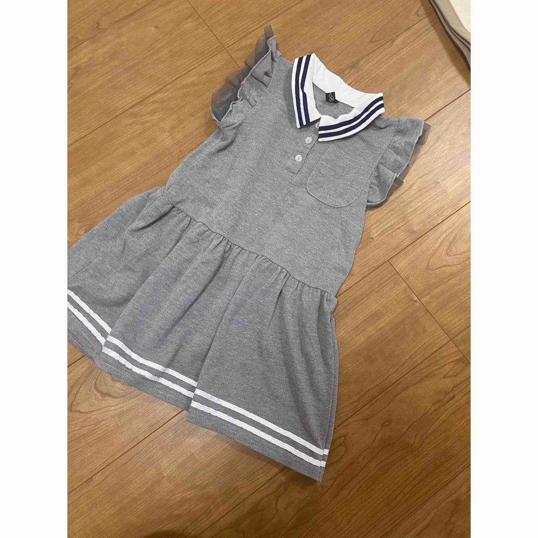 AEON(イオン)のノースリーブ　ワンピース　120 キッズ/ベビー/マタニティのキッズ服女の子用(90cm~)(ワンピース)の商品写真