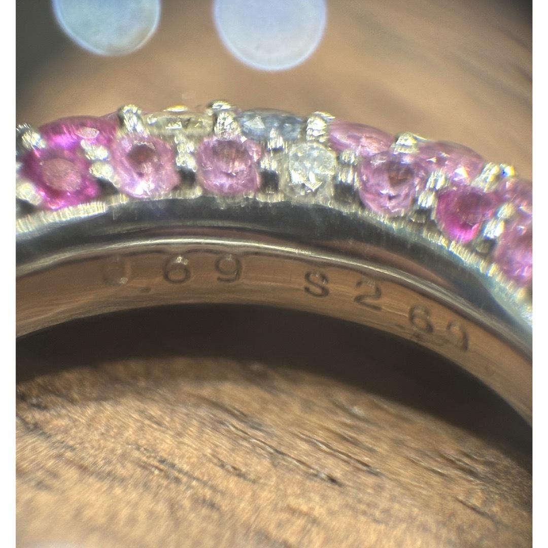 PonteVecchio(ポンテヴェキオ)のポンテヴェキオK18WGサファイア2.69ctダイヤ0.69ctリング レディースのアクセサリー(リング(指輪))の商品写真