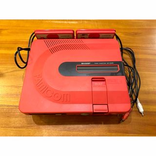 シャープ(SHARP)のSHARP ツインファミコン 本体（ジャンク品）(家庭用ゲーム機本体)