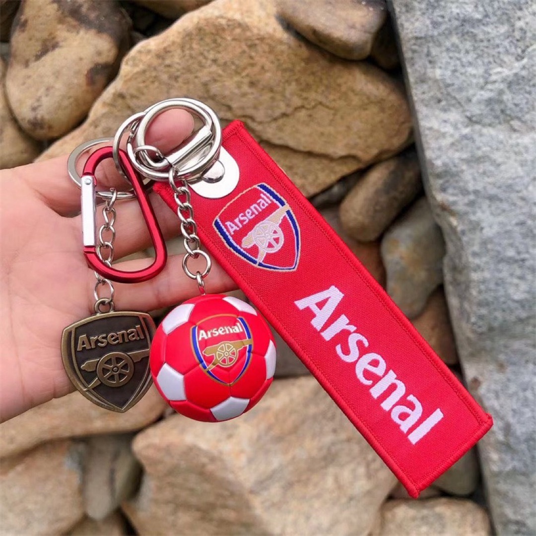 arsenal アーセナルキーホルダ　ストラップミニサッカーボール メンズのファッション小物(キーホルダー)の商品写真