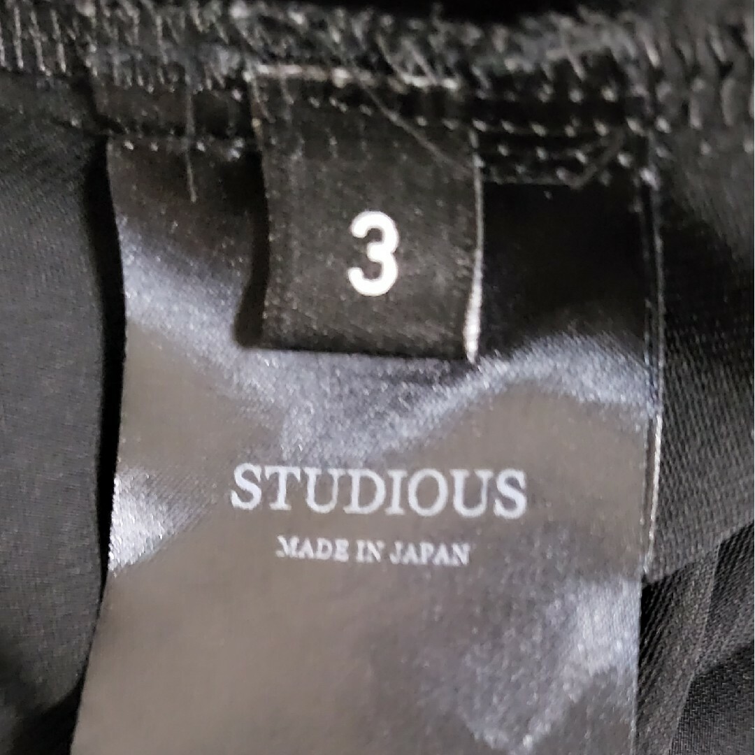 STUDIOUS(ステュディオス)の【STUDIOUS】半袖シャツ/3/ポリエステル/BLK/無地 メンズのトップス(シャツ)の商品写真