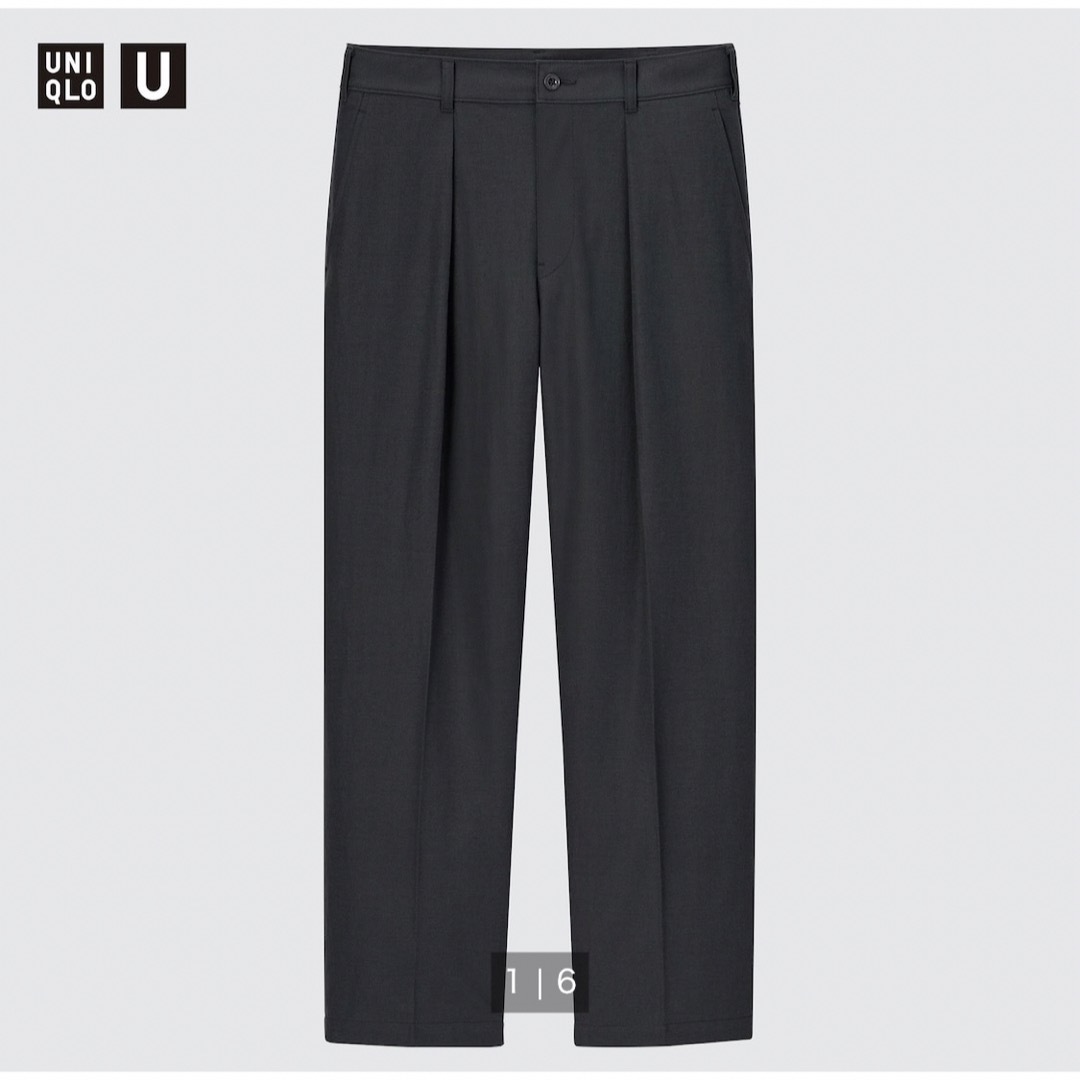 UNIQLO(ユニクロ)のuniqlo u ワイドフィットタックジャージーパンツ 76 メンズのパンツ(スラックス)の商品写真