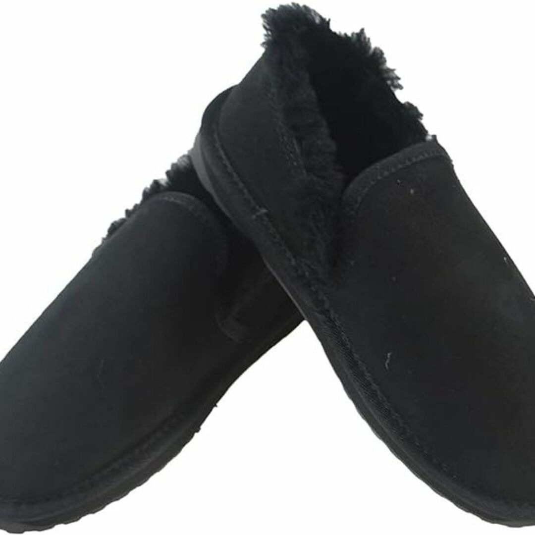 EMU Australia(エミュオーストラリア)の【新品箱付き】EMU Australia　黒　ショートムートン　25cm レディースの靴/シューズ(ブーツ)の商品写真