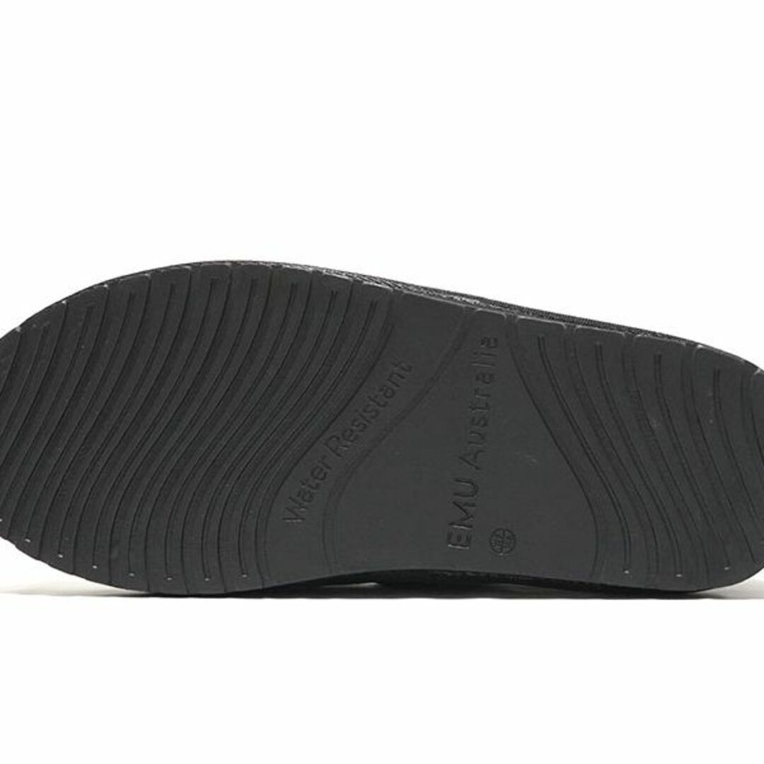 EMU Australia(エミュオーストラリア)の【新品箱付き】EMU Australia　黒　ショートムートン　25cm レディースの靴/シューズ(ブーツ)の商品写真
