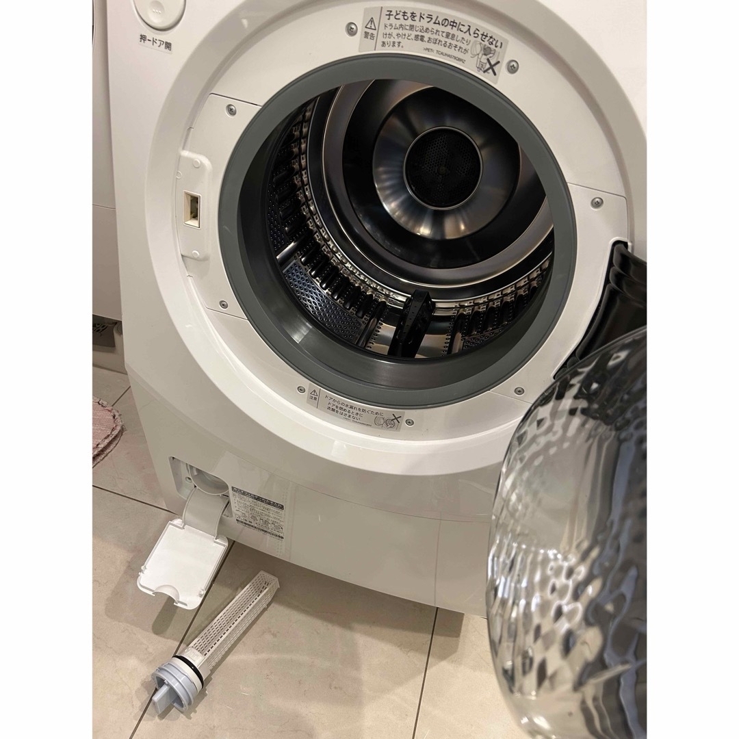 SHARP(シャープ)のシャープ　ドラム式洗濯乾燥機　洗濯10kg　乾燥6kg　2018年製 スマホ/家電/カメラの生活家電(洗濯機)の商品写真