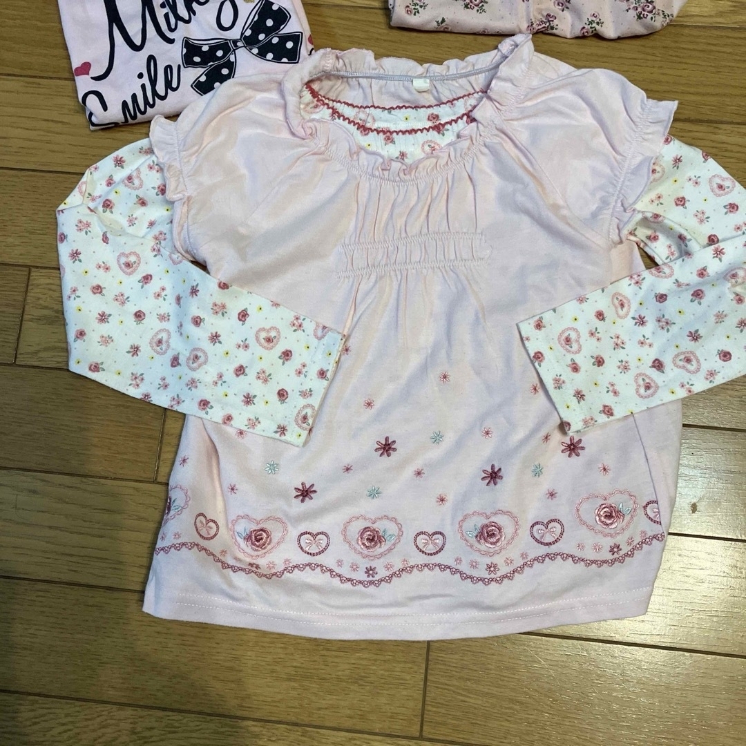 西松屋(ニシマツヤ)のまとめ売り　120 キッズ/ベビー/マタニティのキッズ服女の子用(90cm~)(Tシャツ/カットソー)の商品写真