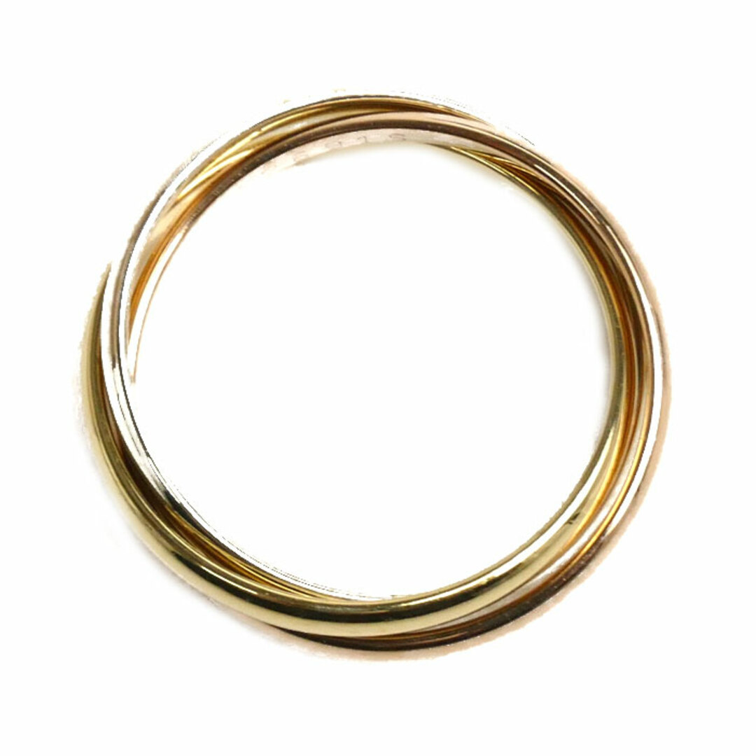 Cartier(カルティエ)のCARTIER カルティエ K18YG イエローゴールド K18WG ホワイトゴールド K18PG トリニティ XS リング・指輪 9号 49 3.4g レディース【中古】【美品】 レディースのアクセサリー(リング(指輪))の商品写真