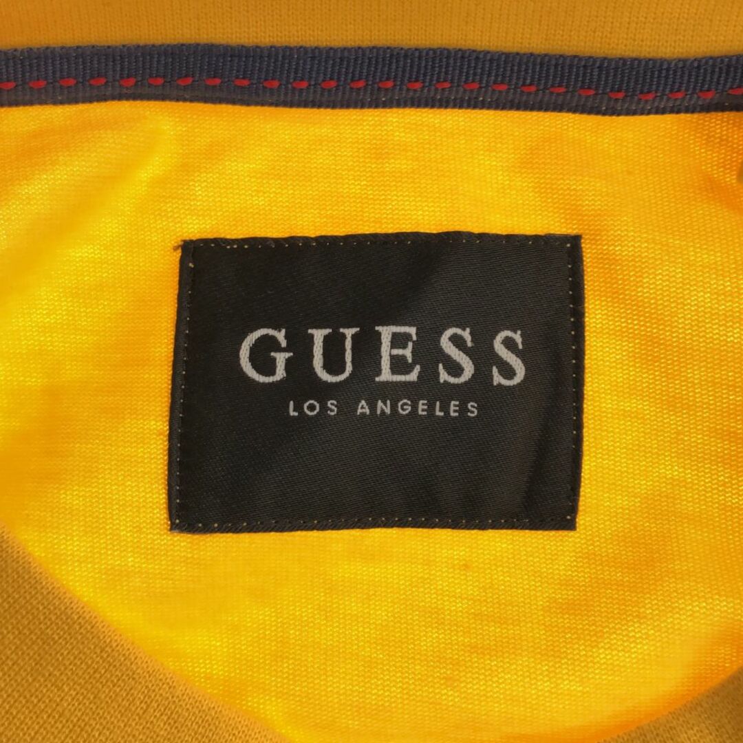 GUESS(ゲス)のゲス 長袖 トレーナー M イエロー Guess スウェット メンズ 古着 【240326】 メンズのトップス(スウェット)の商品写真