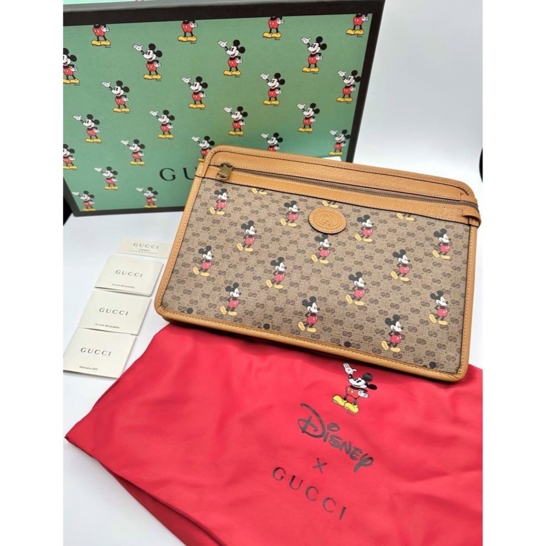 Gucci(グッチ)のGUCCI×Disney クラッチバッグ　ディズニー×グッチ　ミッキー レディースのバッグ(クラッチバッグ)の商品写真