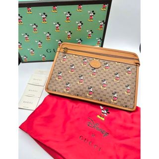 グッチ(Gucci)のGUCCI×Disney クラッチバッグ　ディズニー×グッチ　ミッキー(クラッチバッグ)