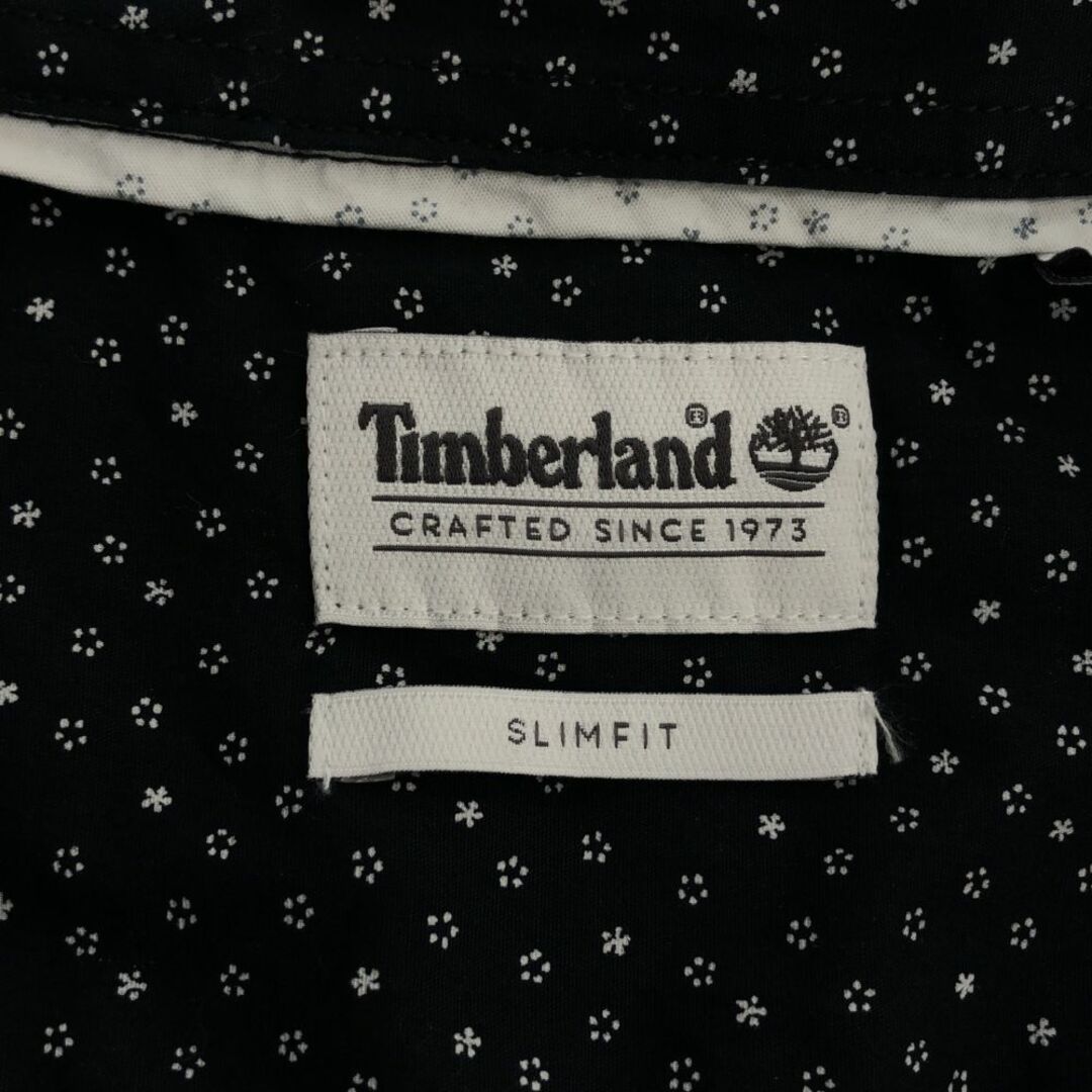 Timberland(ティンバーランド)のティンバーランド 総柄 長袖 ボタンダウンシャツ XL ネイビー Timberland メンズ 古着 【240326】 メンズのトップス(シャツ)の商品写真