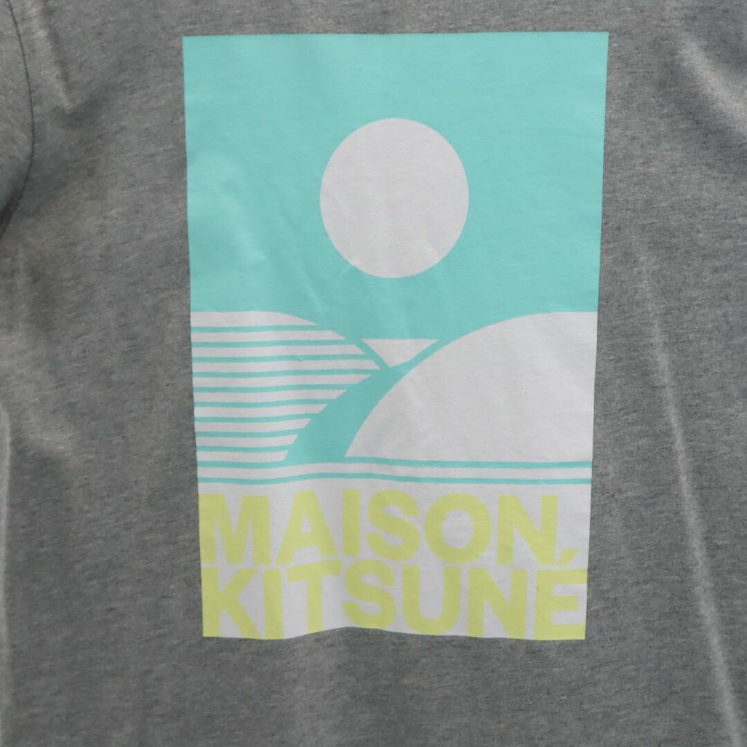MAISON KITSUNE'(メゾンキツネ)のメゾンキツネ プリント 半袖 Tシャツ XS グレー MAISON KITSUNE PARIS メンズ 古着 【240326】 メール便可 メンズのトップス(Tシャツ/カットソー(半袖/袖なし))の商品写真