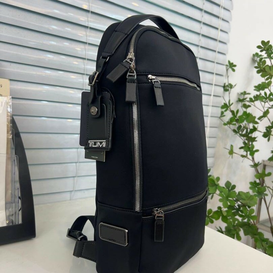 TUMI(トゥミ)のTUMI リュック ビジネスバッグ ブラック ナイロン メンズのバッグ(バッグパック/リュック)の商品写真