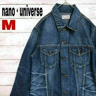 nano・universe - x63 ナノユニバース デニムジャケット インディゴ Gジャン