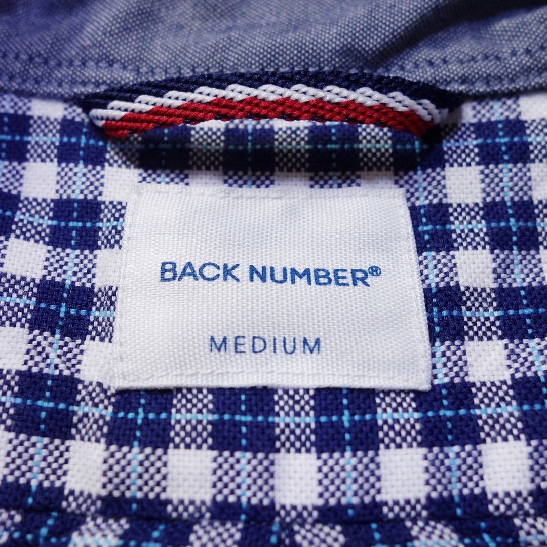 BACK NUMBER(バックナンバー)のMサイズ 半袖シャツ バックナンバー メンズ ブルー KN35 メンズのトップス(シャツ)の商品写真