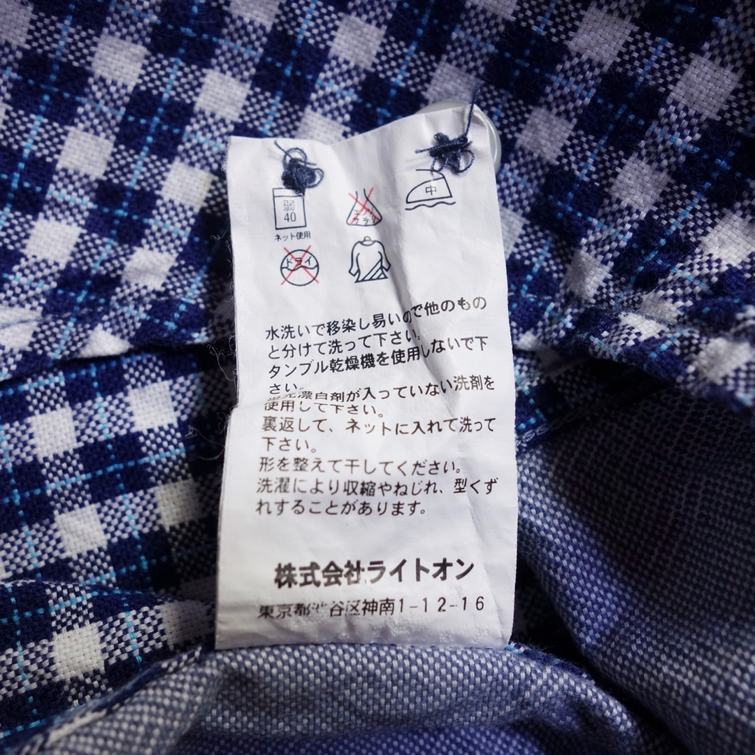 BACK NUMBER(バックナンバー)のMサイズ 半袖シャツ バックナンバー メンズ ブルー KN35 メンズのトップス(シャツ)の商品写真