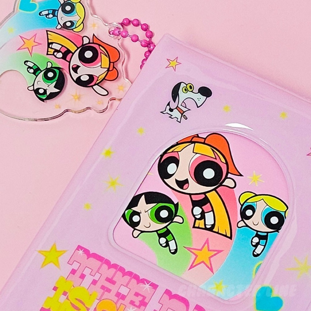 韓国限定♡パワーパフガールズ キーリング付きコレクトブック 韓国限定♡パワーパフガールズ キーリング付きコレクトブック