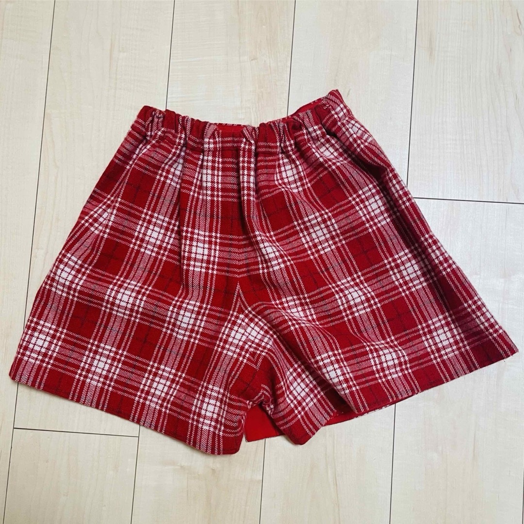 kate spade new york kids プレイドキュロットスカート キッズ/ベビー/マタニティのキッズ服女の子用(90cm~)(スカート)の商品写真