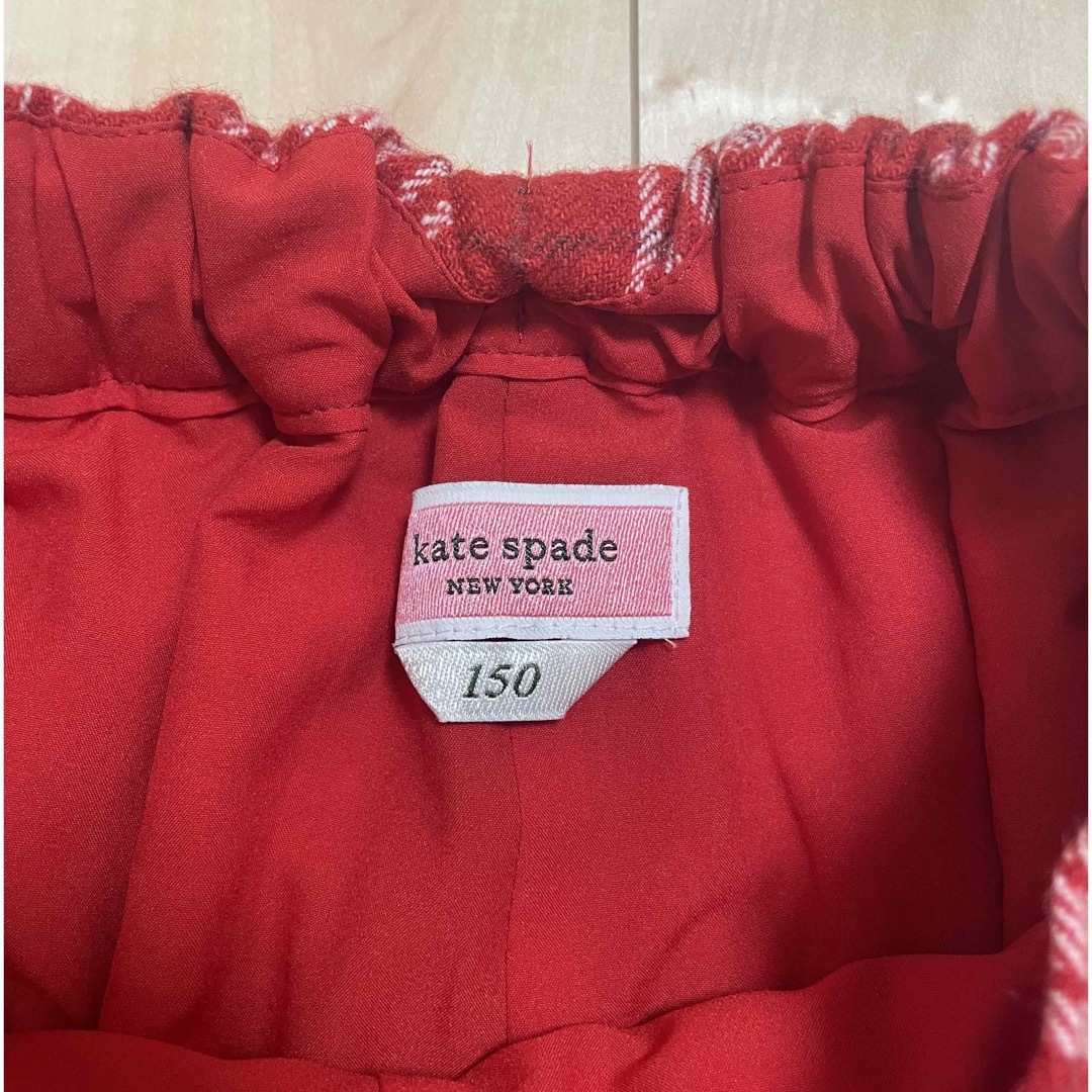 kate spade new york kids プレイドキュロットスカート キッズ/ベビー/マタニティのキッズ服女の子用(90cm~)(スカート)の商品写真