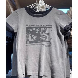 日本上陸 Brandy Melville Tシャツ グレー 半袖 プリント S(Tシャツ(半袖/袖なし))