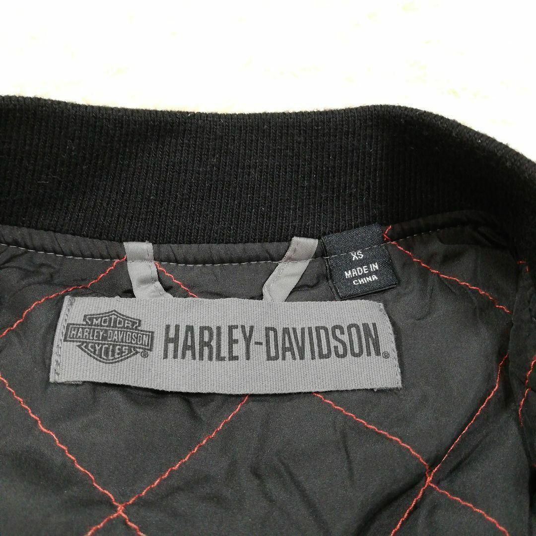 Harley Davidson(ハーレーダビッドソン)のハーレーダビッドソン　ジャケット　ブルゾン　ボンバージャケット　中綿入り　XS レディースのジャケット/アウター(ブルゾン)の商品写真