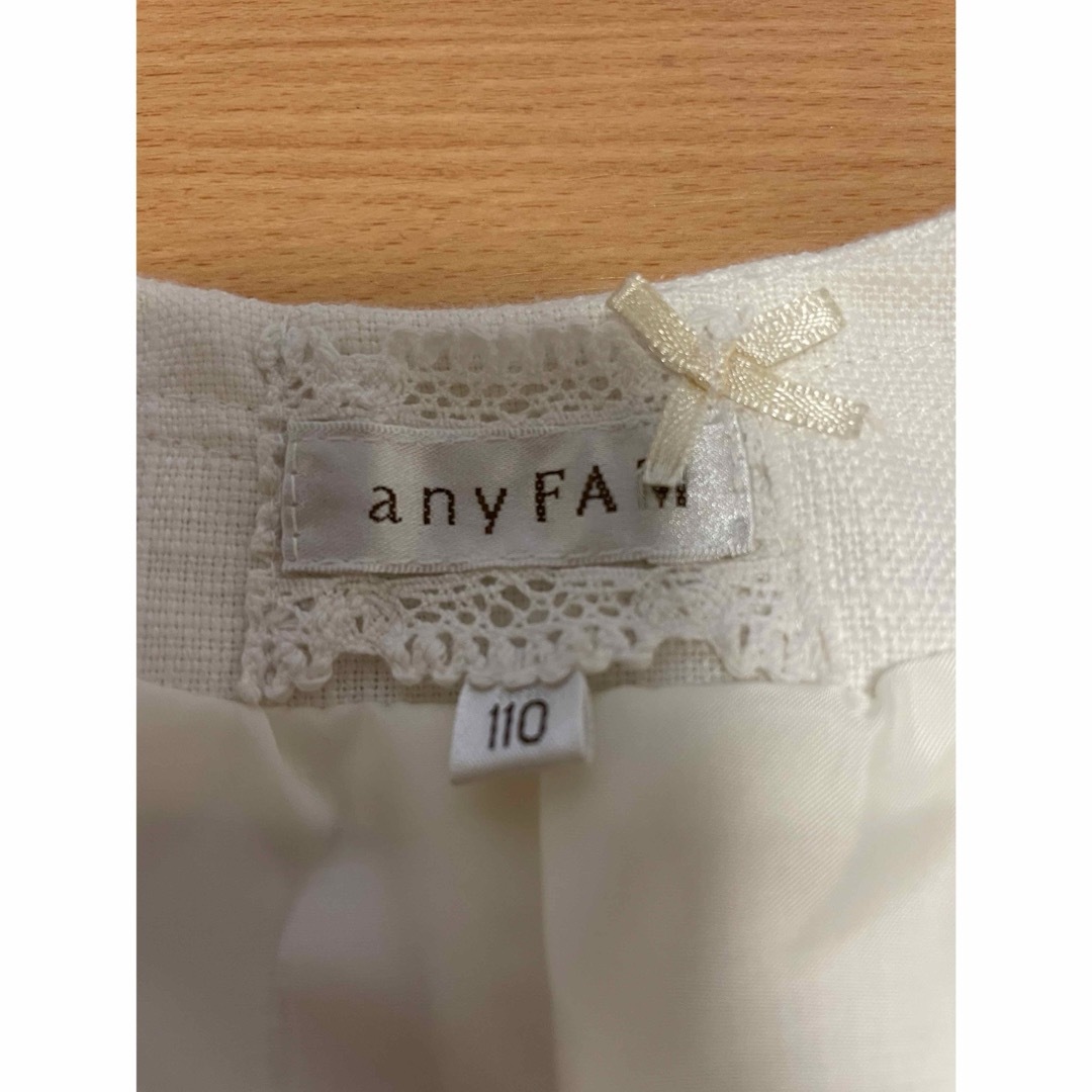 anyFAM(エニィファム)のany FAM  ボレロワンピース キッズ/ベビー/マタニティのキッズ服女の子用(90cm~)(ドレス/フォーマル)の商品写真