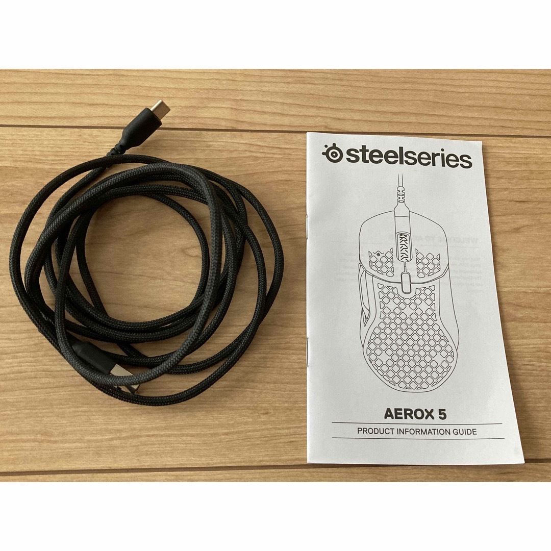 SteelSeries ゲーミングマウス 有線 Aerox 5 62401 ③ スマホ/家電/カメラのPC/タブレット(PC周辺機器)の商品写真