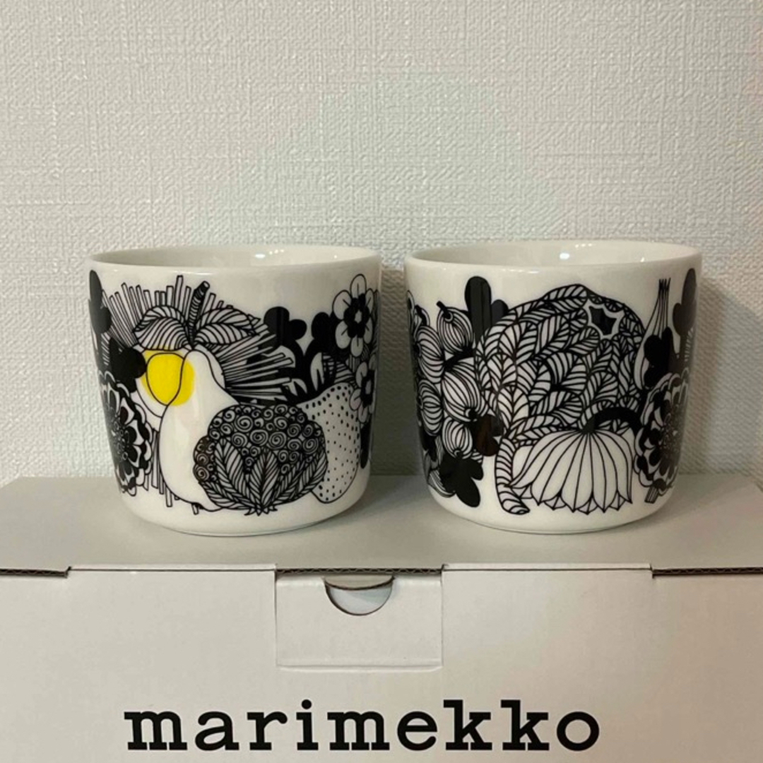 marimekko(マリメッコ)のマリメッコ　シールトラプータルハ　ラテマグ　２個　廃盤 インテリア/住まい/日用品のキッチン/食器(食器)の商品写真