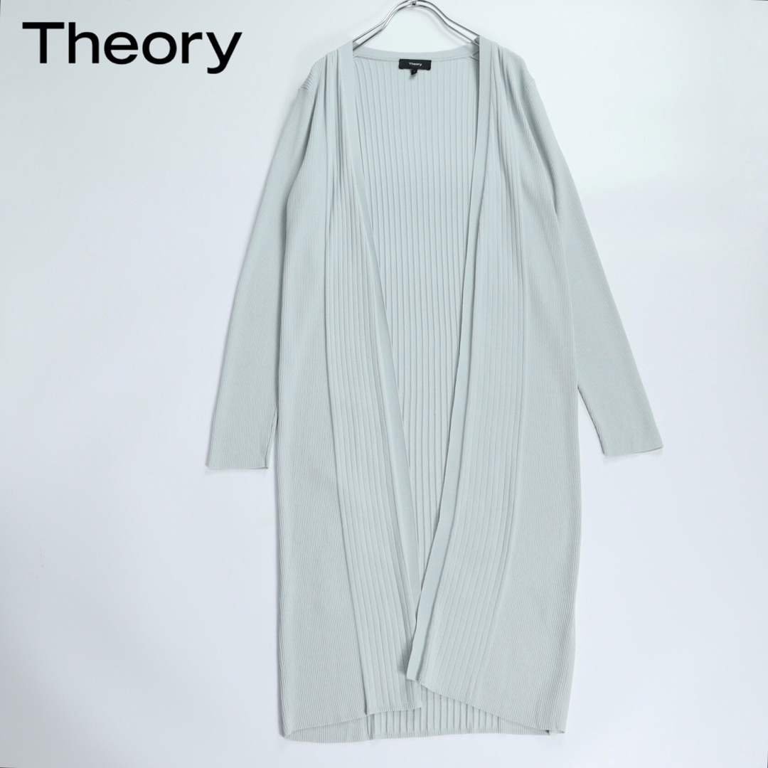 theory(セオリー)の2021SS Theory セオリー　洗える　ロングカーディガン　ミント レディースのトップス(カーディガン)の商品写真