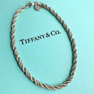 ティファニー(Tiffany & Co.)のティファニー ブレスレット ツイスト ロープ コンビ チェーン 750 925(ブレスレット/バングル)
