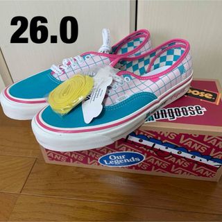 ヴァンズ(VANS)のオーセンティック　44 DX mongoose　コラボ(スニーカー)