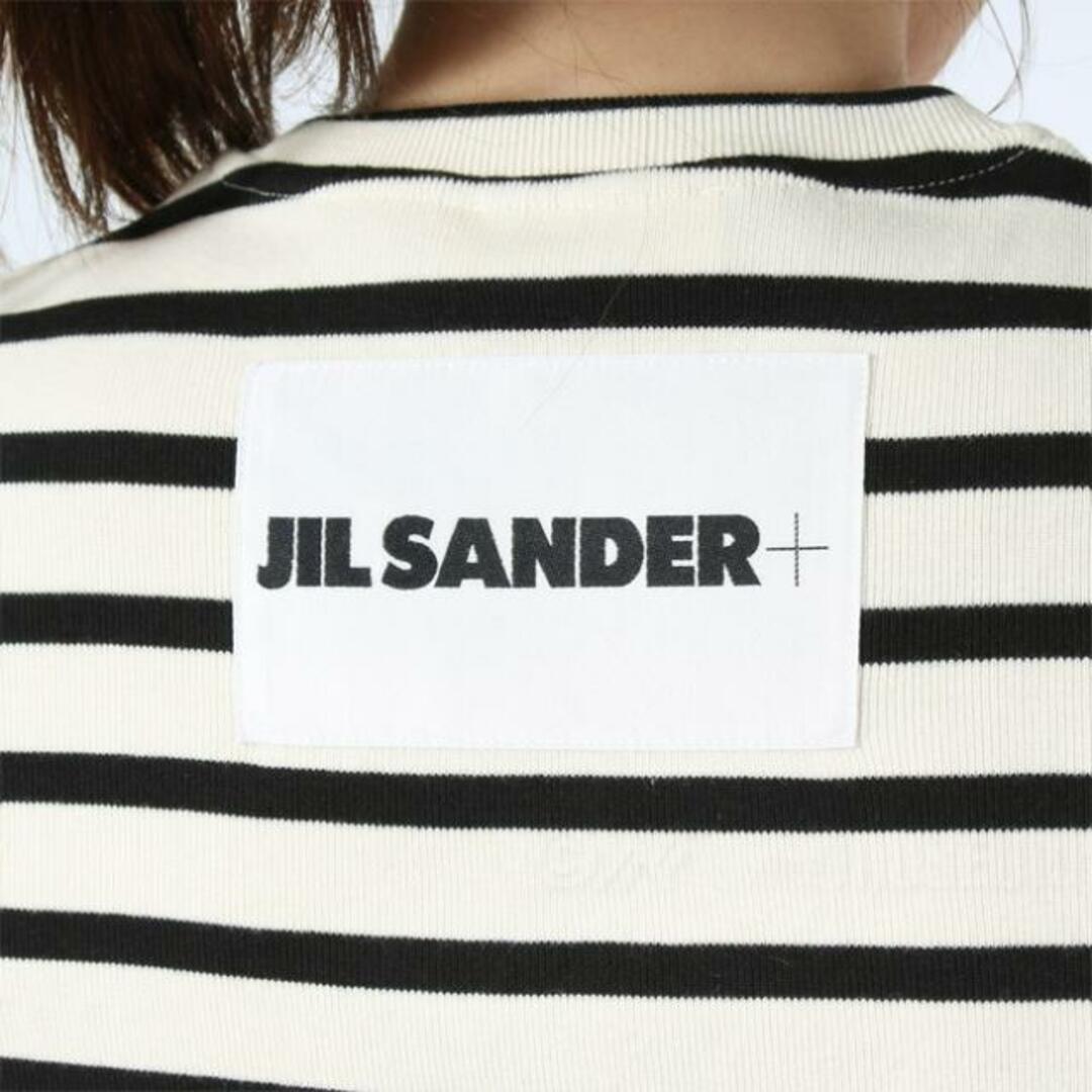 Jil Sander(ジルサンダー)の【新品未使用】 JIL SANDER ジルサンダー レディース T-Shirt Tシャツ カットソー 半袖 コットン J40GC0111J46497 【Lサイズ/MARINIERE】 レディースのトップス(Tシャツ(半袖/袖なし))の商品写真