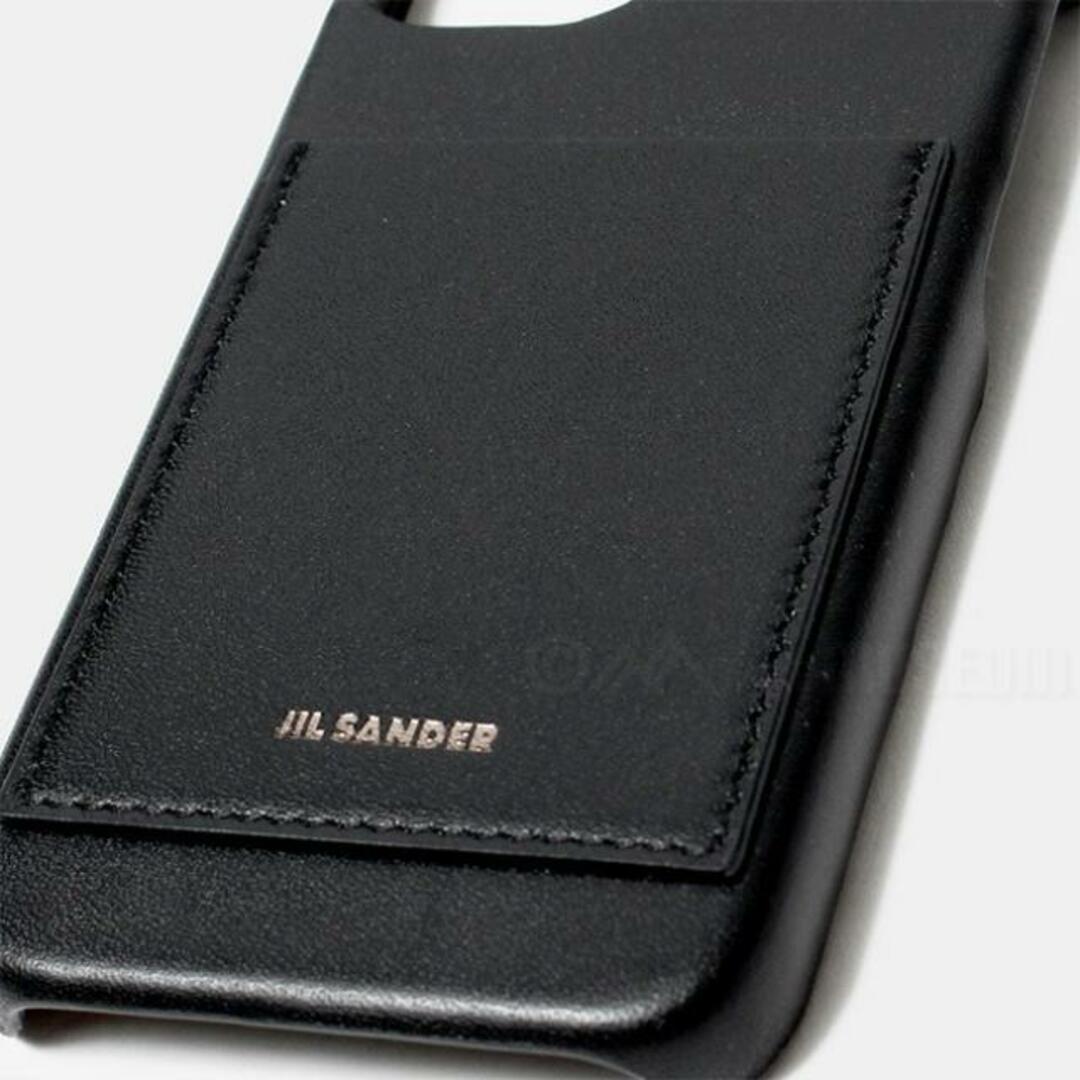 Jil Sander(ジルサンダー)の【新品未使用】 JIL SANDER ジルサンダー iPhone 13 Pro CASE レザー スマホケース J26VL0012P5456 【BLACK】 スマホ/家電/カメラのスマホアクセサリー(ストラップ/イヤホンジャック)の商品写真