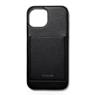 ジルサンダー(Jil Sander)の【新品未使用】 JIL SANDER ジルサンダー iPhone 13 Pro CASE レザー スマホケース J26VL0012P5456 【BLACK】(ストラップ/イヤホンジャック)