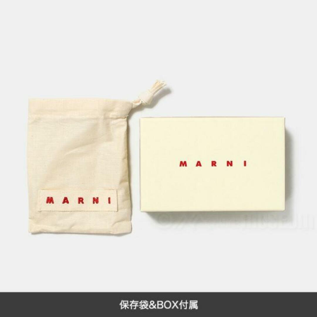 Marni(マルニ)の【新品未使用】 MARNI マルニ カードケース 小銭入れ 財布 サフィアーノレザー製 レディース PFMO0025U0LV520 【BLACK】 レディースのファッション小物(財布)の商品写真