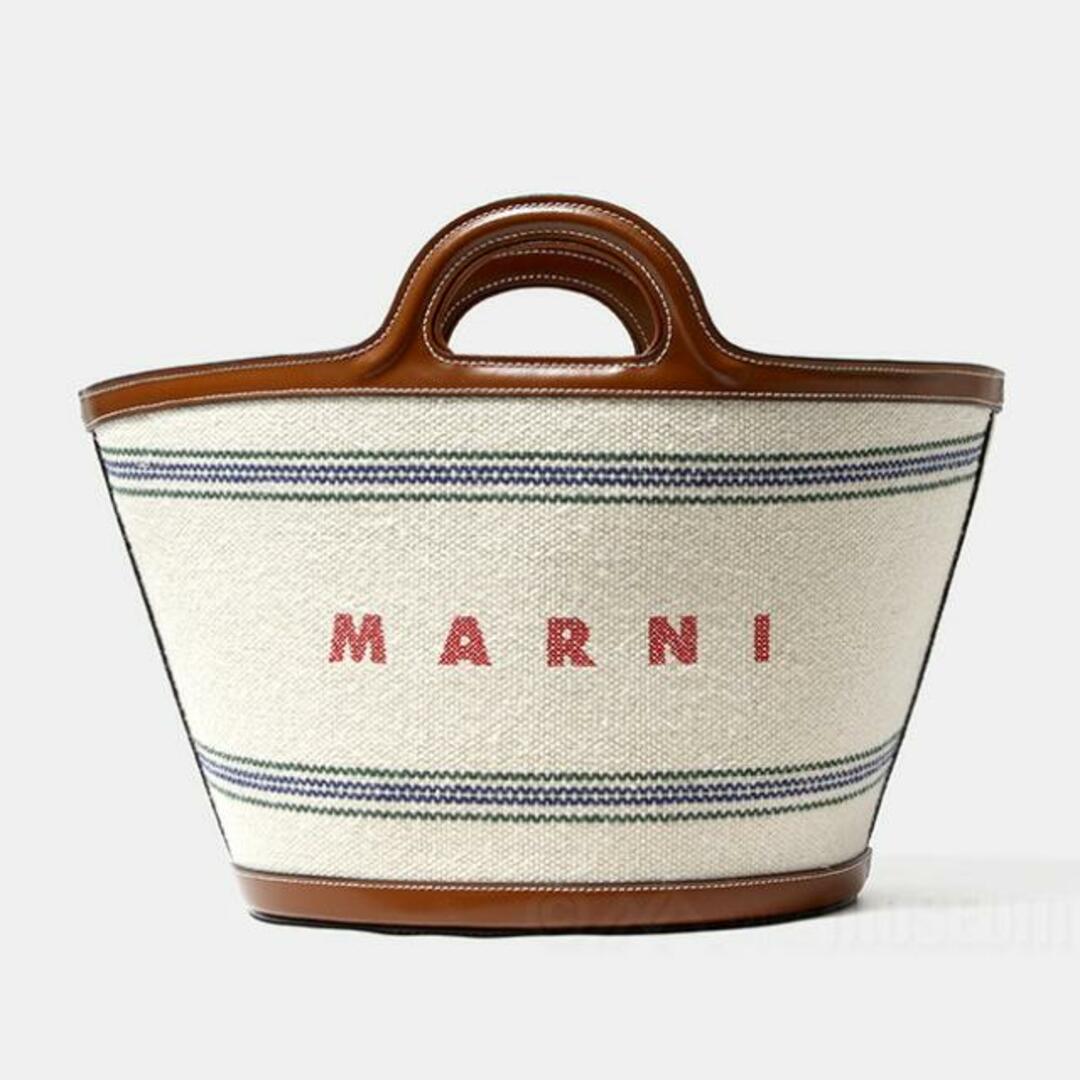 Marni(マルニ)の【新品未使用】 MARNI マルニ ハンドバッグ ショルダーバッグ TROPICALIA BAG SMALL BMMP0097U2P6457 【NATURAL/MOKA】 レディースのバッグ(ショルダーバッグ)の商品写真