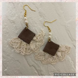 ハンドメイド　ピアス(ピアス)