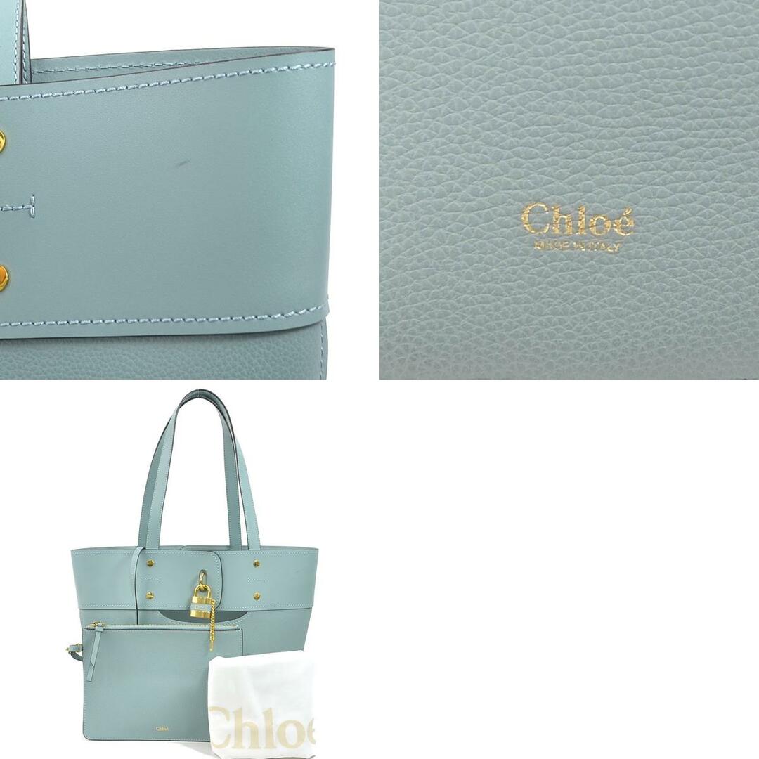 Chloe(クロエ)のクロエ Chloe ショルダーバッグ レザー ライトブルー レディース 送料無料【中古】 h30172f レディースのバッグ(ショルダーバッグ)の商品写真