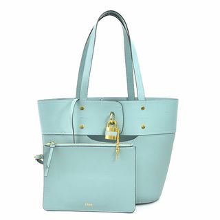 クロエ(Chloe)のクロエ Chloe ショルダーバッグ レザー ライトブルー レディース 送料無料【中古】 h30172f(ショルダーバッグ)