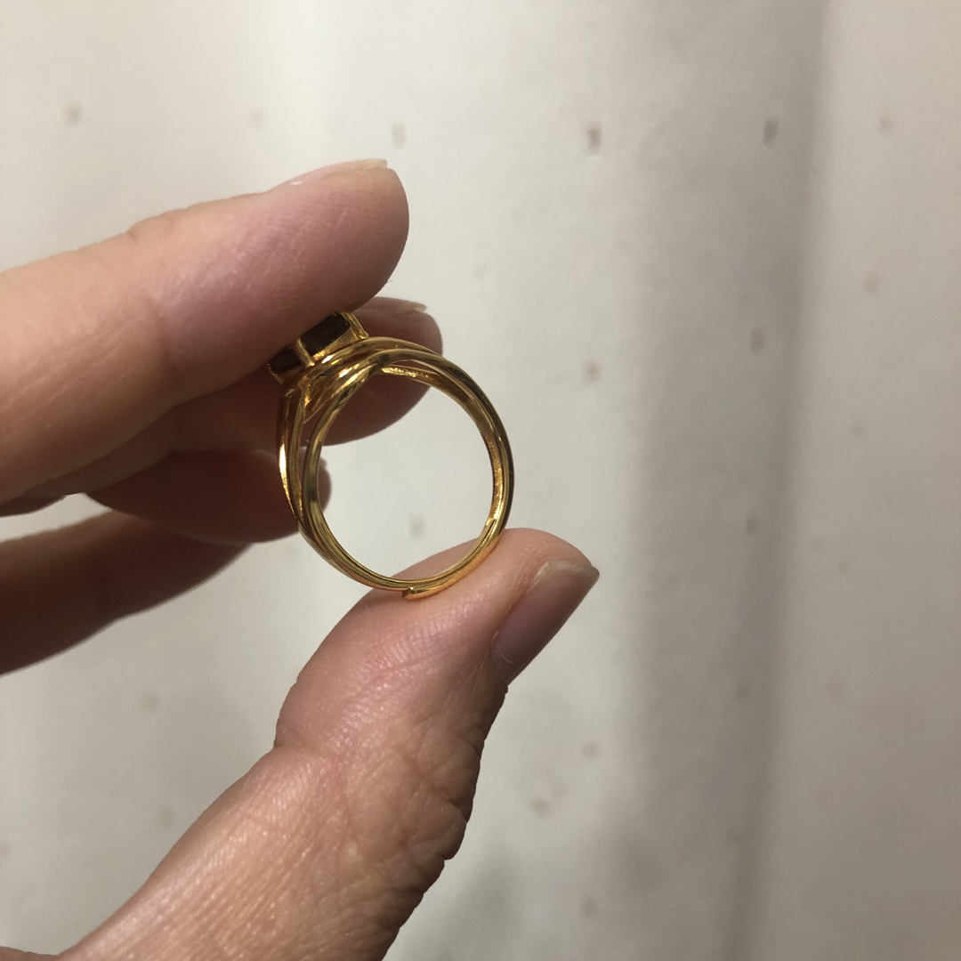 ロードガーネット　指輪　リング　天然石　パワーストーン レディースのアクセサリー(リング(指輪))の商品写真