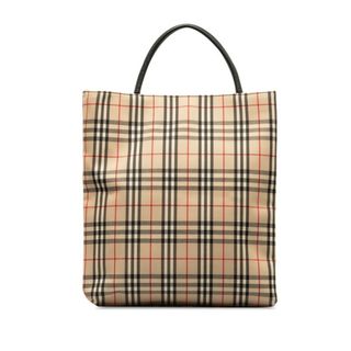 バーバリー(BURBERRY)のバーバリー ノバチェック トートバッグ キャンバス レディース BURBERRY 【1-0142556】(トートバッグ)