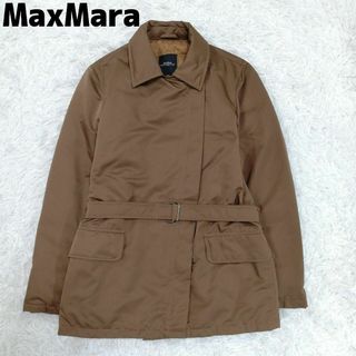 Weekend Max Mara - MAX MARA マックスマーラ　中綿ジャケット　ジップアップ　ブラウン　38