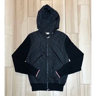 モンクレール(MONCLER)の［新品同様］モンクレール　ナイロンパーカー　ブラック　L(パーカー)