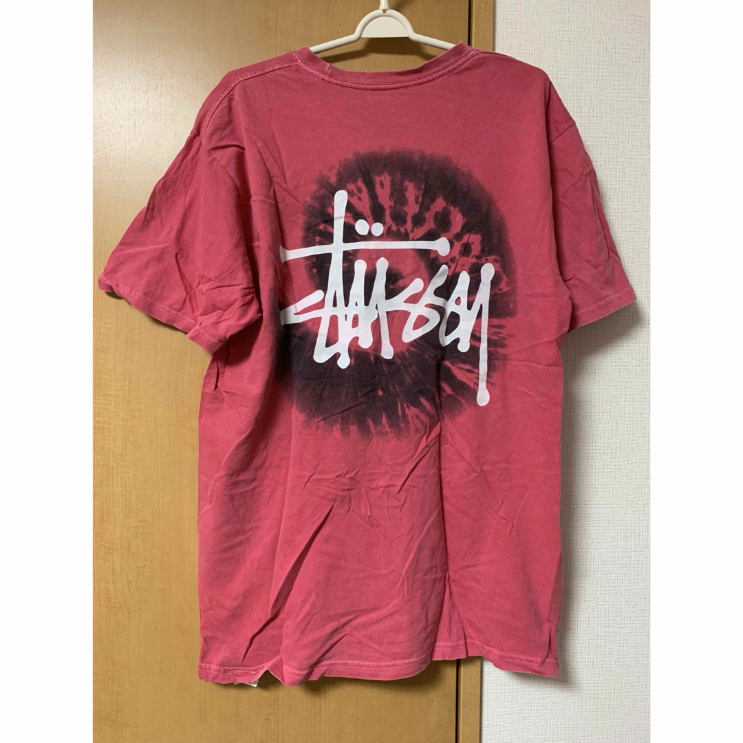 STUSSY(ステューシー)のSTUSSY Tシャツ デカロゴ ピンク メンズのトップス(Tシャツ/カットソー(半袖/袖なし))の商品写真