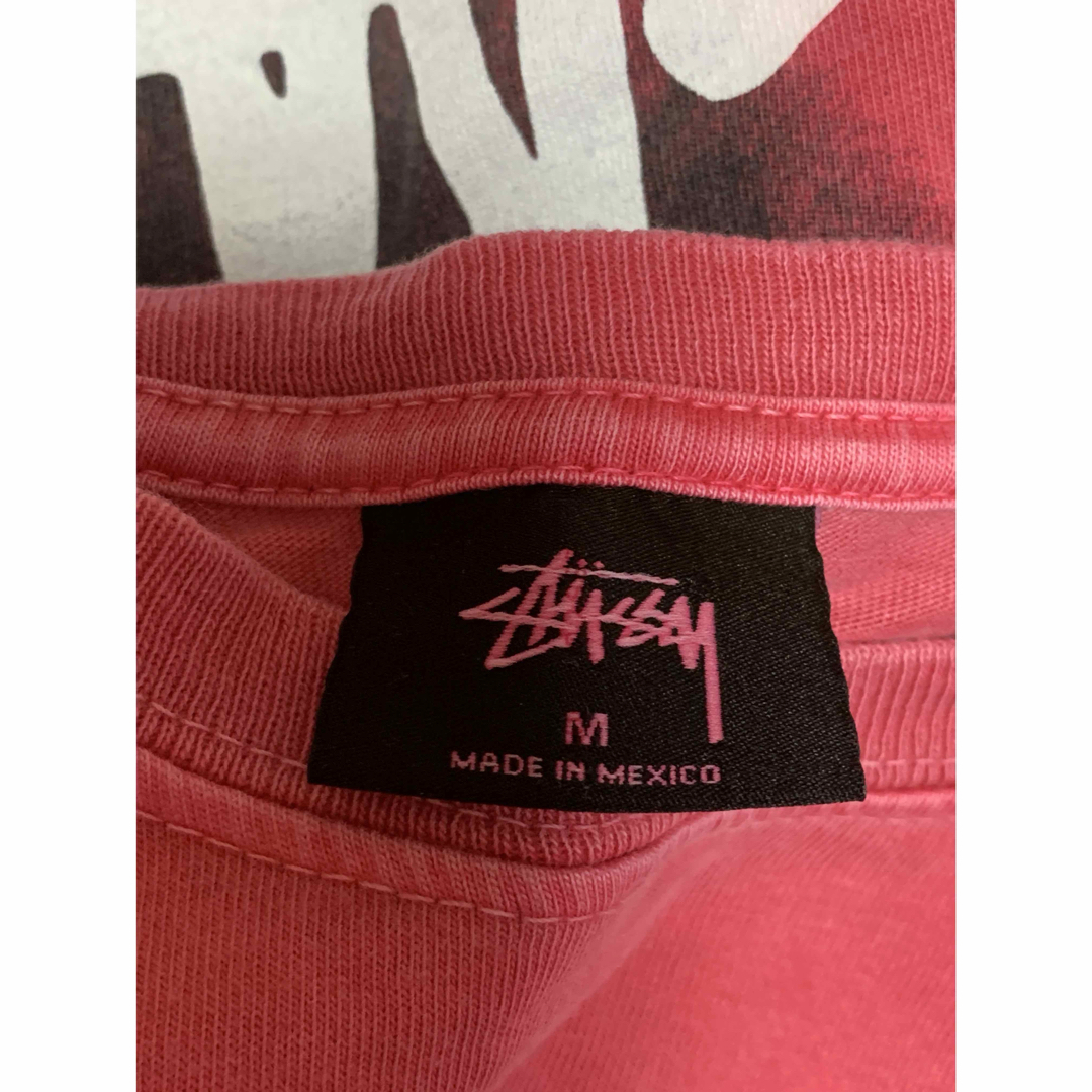 STUSSY(ステューシー)のSTUSSY Tシャツ デカロゴ ピンク メンズのトップス(Tシャツ/カットソー(半袖/袖なし))の商品写真