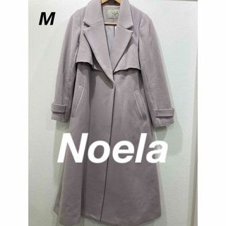 Noela - 【ノエラ】バックプリーツ　ウール　トレンチコート　 Mサイズ　雑誌掲載