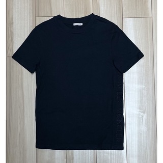 ［極美品］モンクレール　サイドロゴTシャツ　ブラック