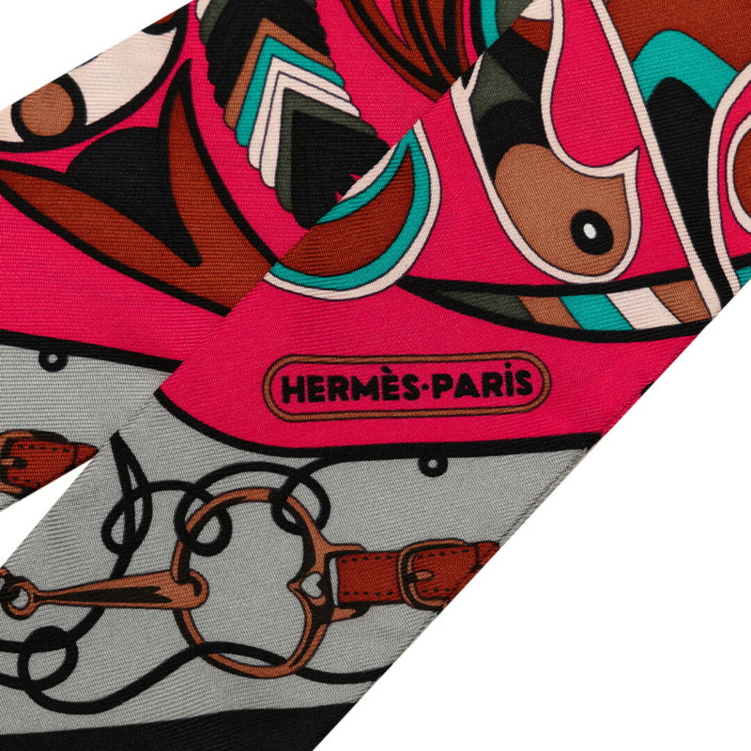Hermes(エルメス)の美品 エルメス ツイリー FOLKLORE フォルクロール スカーフ シルク レディース HERMES 【222-43638】 レディースのファッション小物(バンダナ/スカーフ)の商品写真